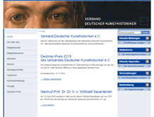 Tablet Screenshot of kunsthistoriker.org